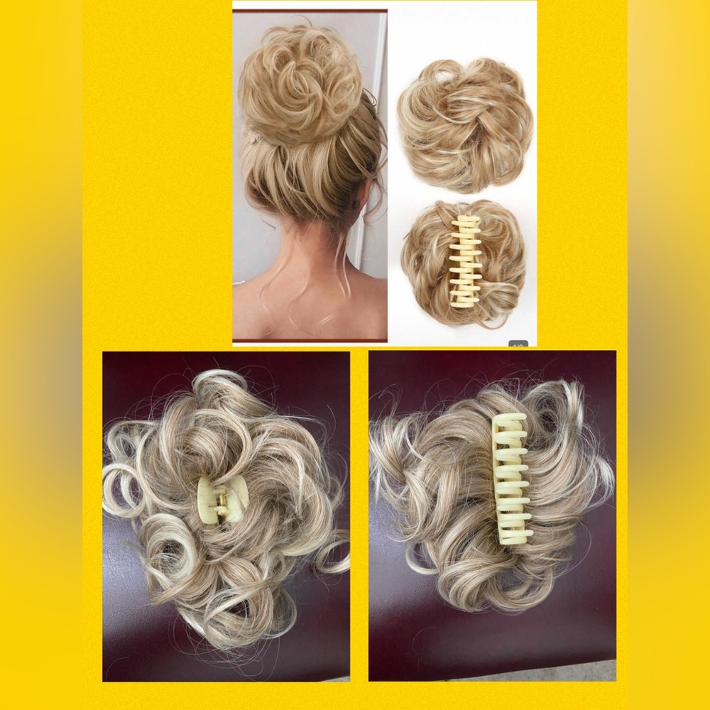 Hair Clip On Hair Bun as Shown.. Worn Once.